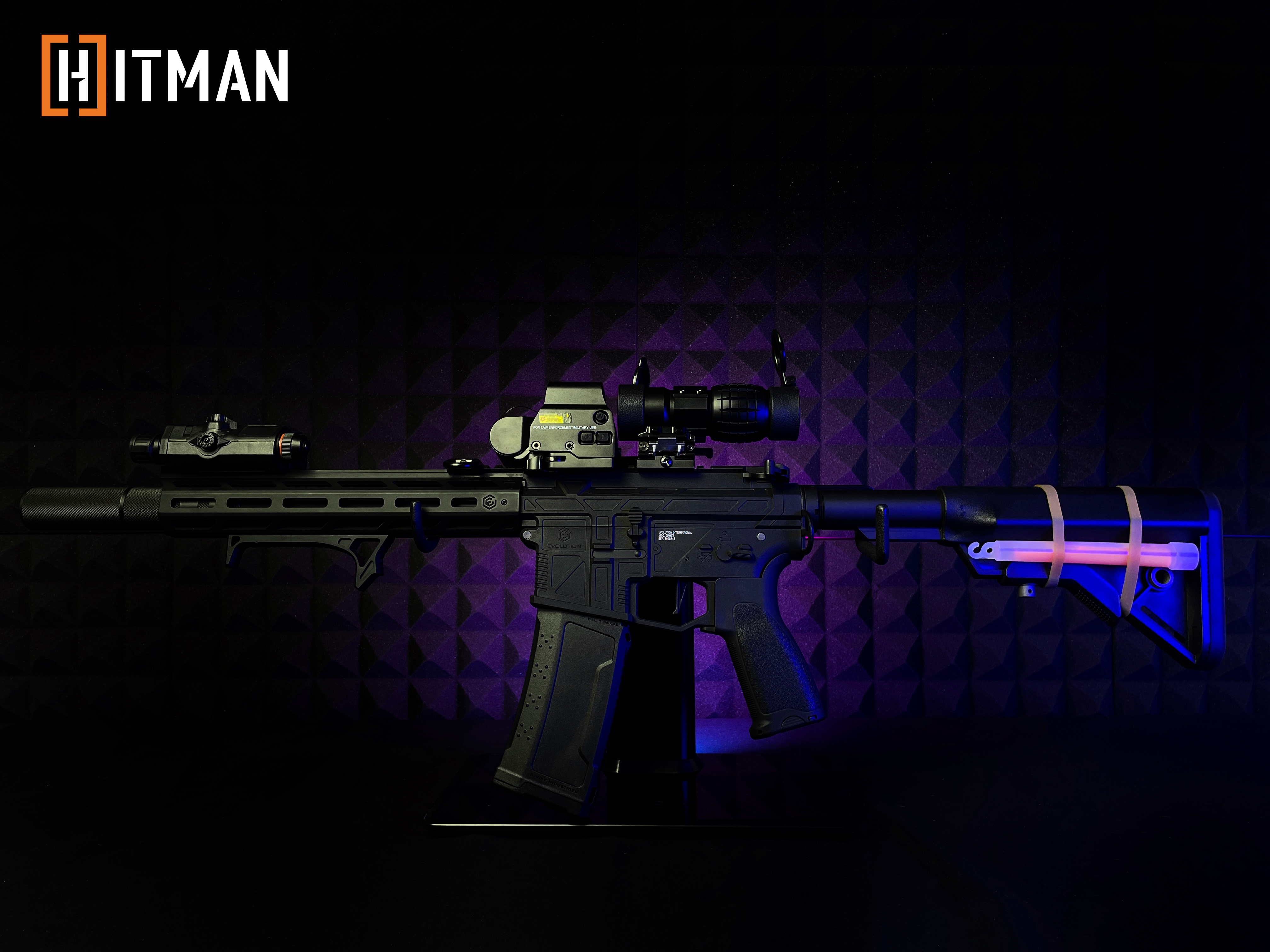 Готовий бойовий комплекс з елементами обвісу на M4 Ghost Evolution